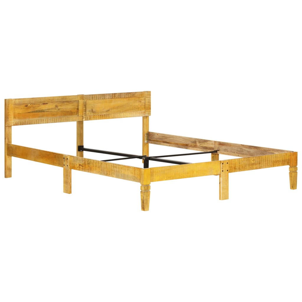 vidaXL Okvir za krevet od masivnog drva manga 180 cm
