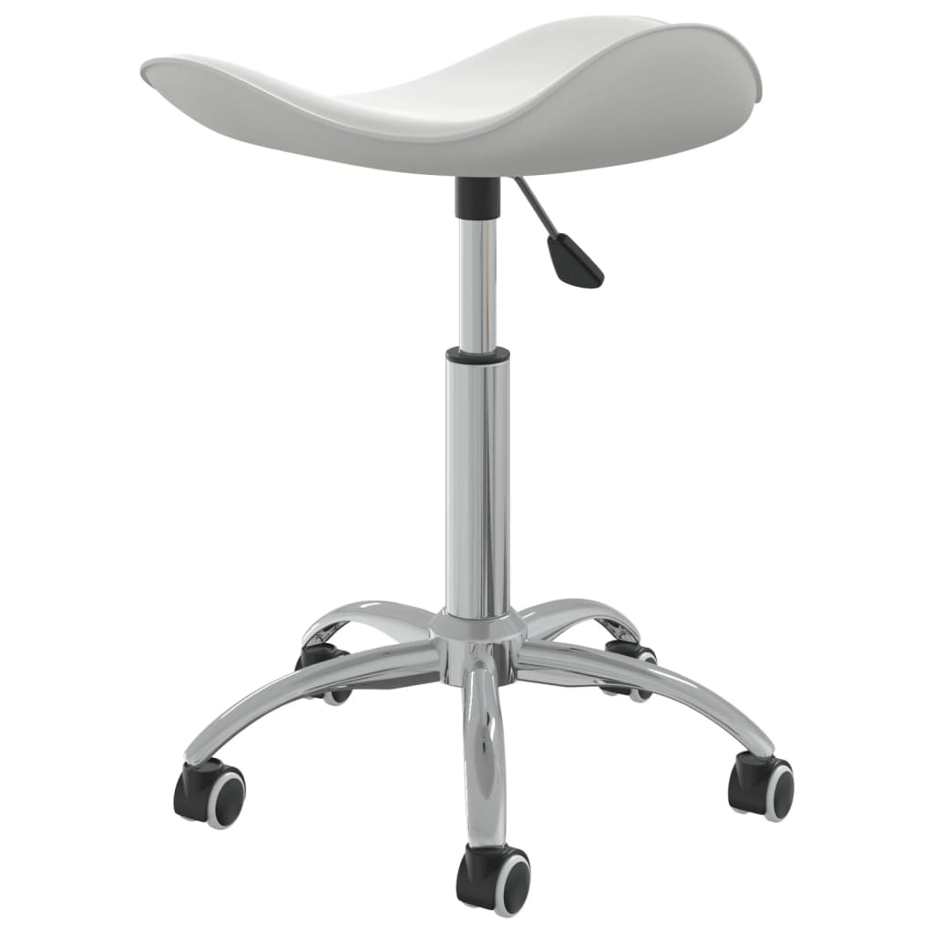 vidaXL Uredska stolica od umjetne kože bijela