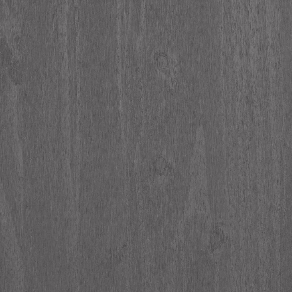 vidaXL Komoda HAMAR svjetlosiva 79 x 40 x 103,5 cm od masivne borovine