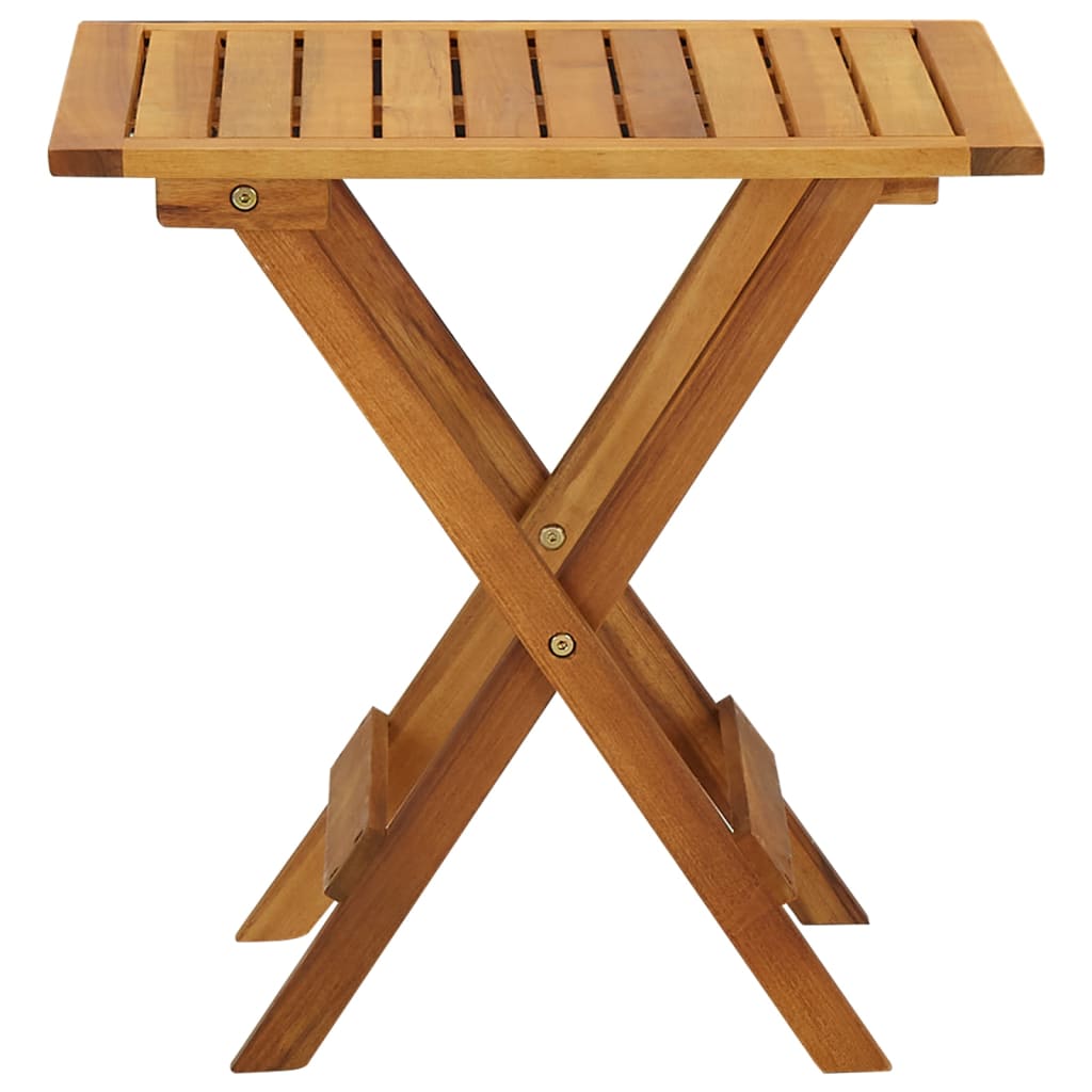 vidaXL Bistro stol 46 x 46 x 47 cm masivno bagremovo drvo
