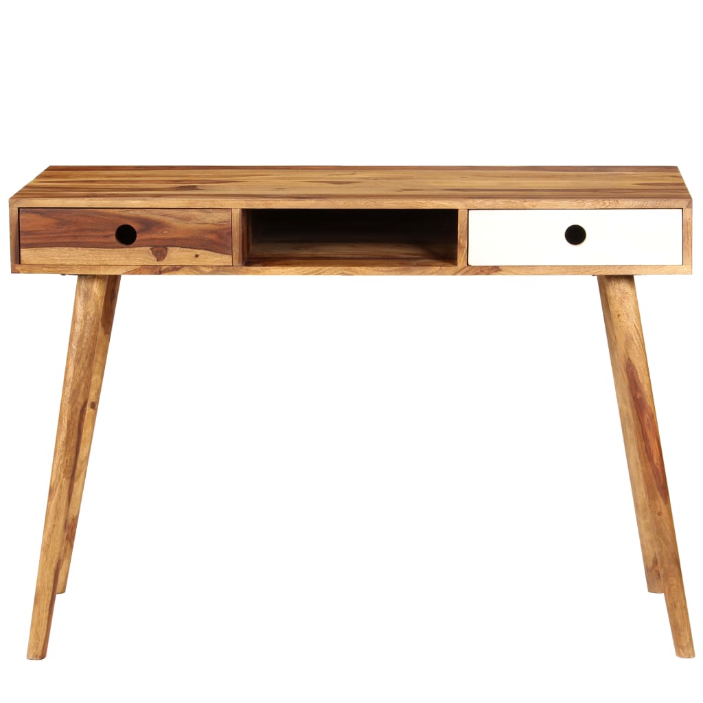 vidaXL Pisaći stol od masivnog drva šišama 110 x 55 x 76 cm