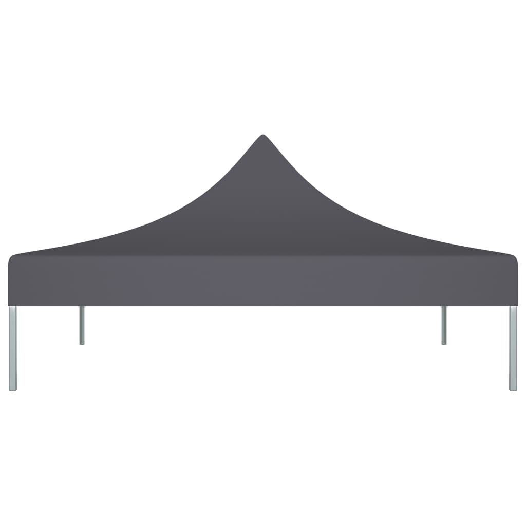 vidaXL Krov za šator za zabave 2 x 2 m antracit 270 g/m²