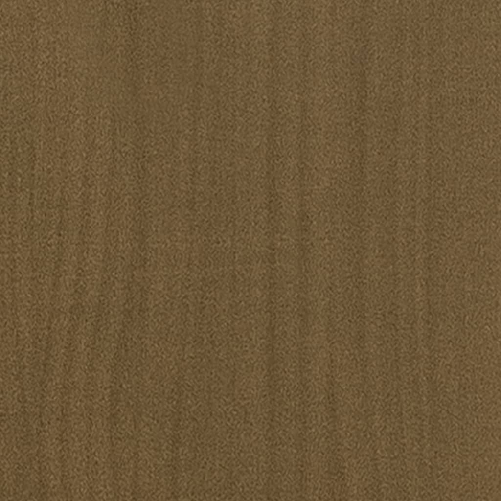 vidaXL Noćni ormarić boja meda 35,5 x 33,5 x 41,5 cm masivna borovina