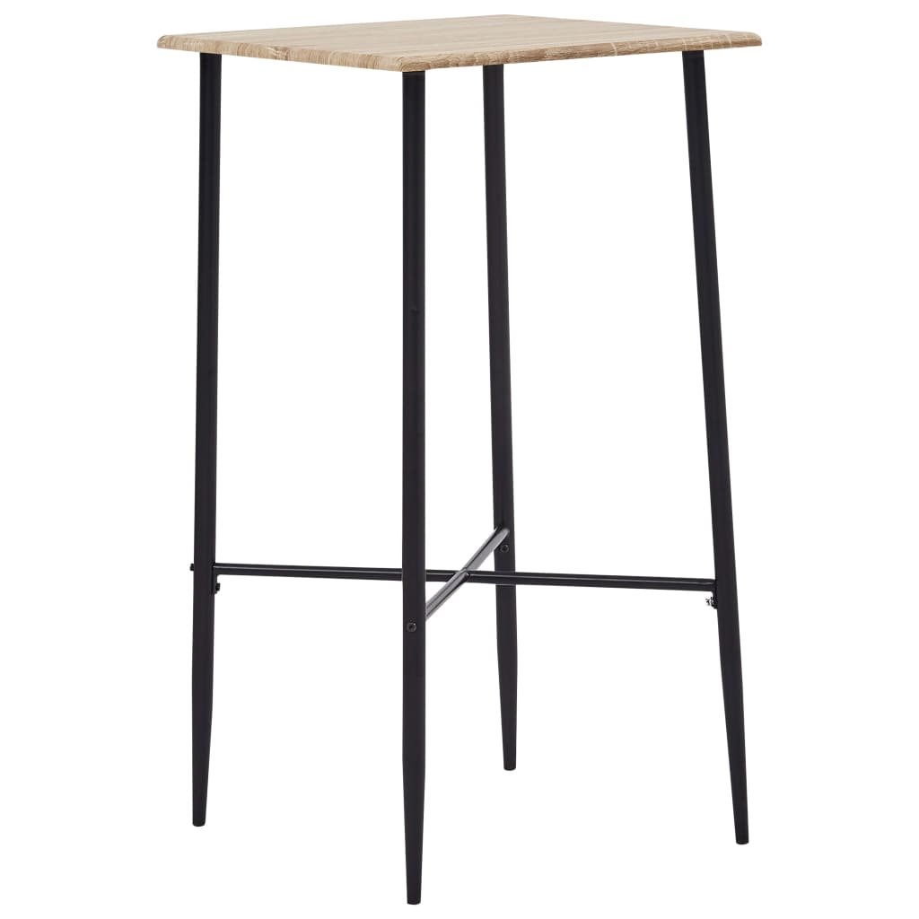 vidaXL Barski stol boja hrasta 60 x 60 x 111 cm MDF