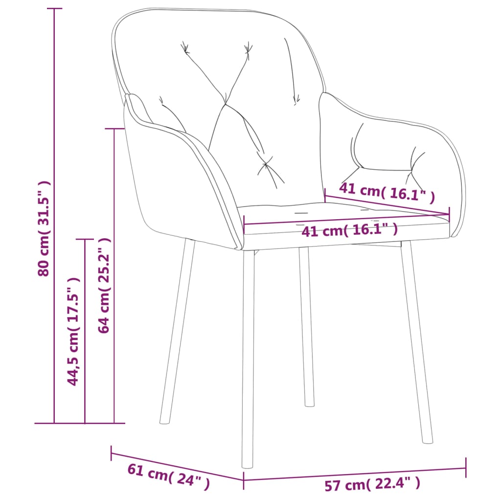 vidaXL Blagovaonske stolice 2 kom svjetlozelene baršunaste