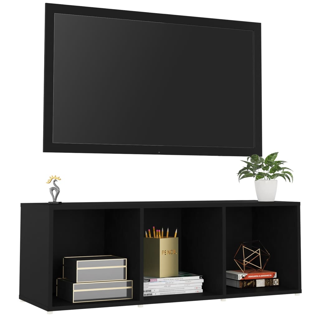 vidaXL TV ormarić crni 107 x 35 x 37 cm od konstruiranog drva