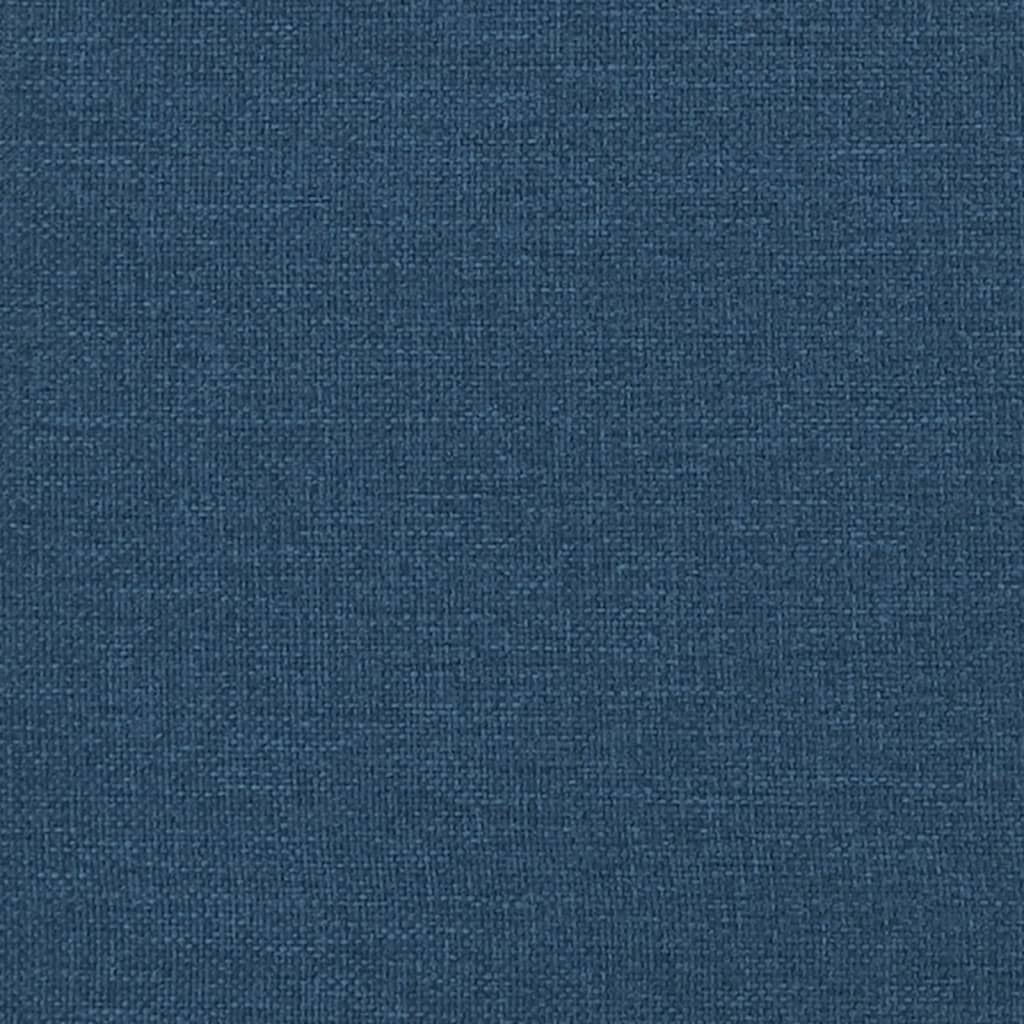 vidaXL Masažni naslonjač od tkanine s osloncem za noge plavi