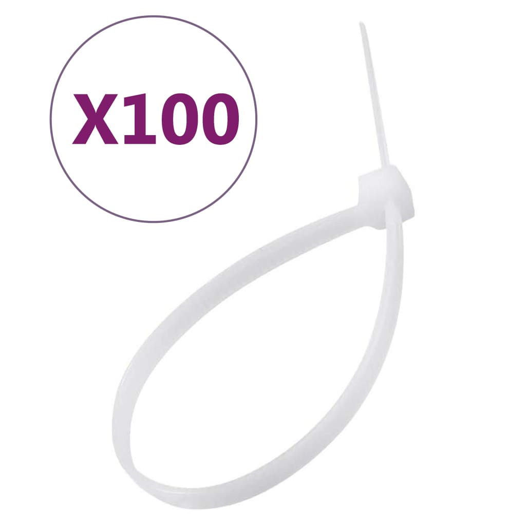 vidaXL Vezice za kabel 100 kom 15 cm
