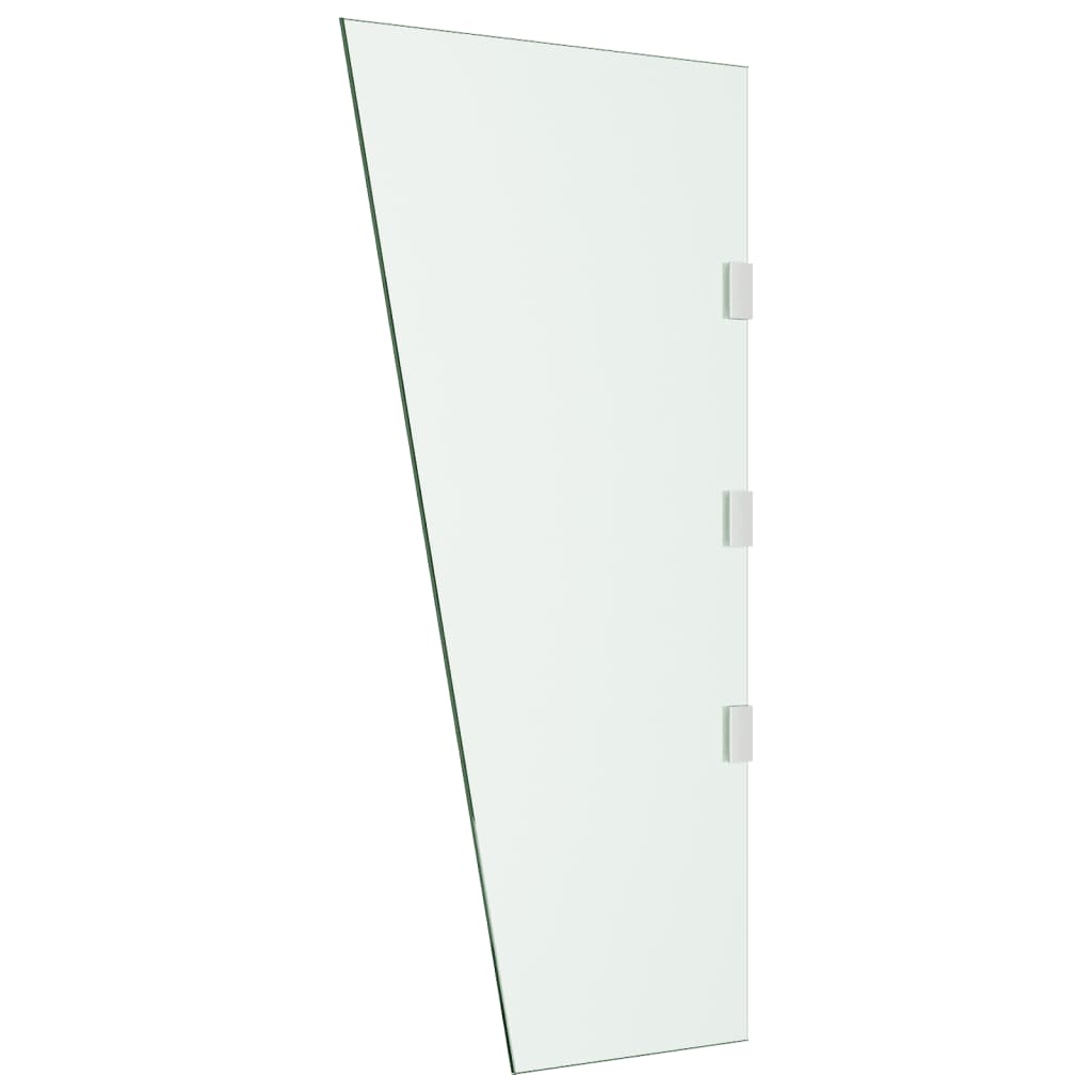 vidaXL 2-dijelne bočne ploče za vrata od prozirnog kaljenog stakla