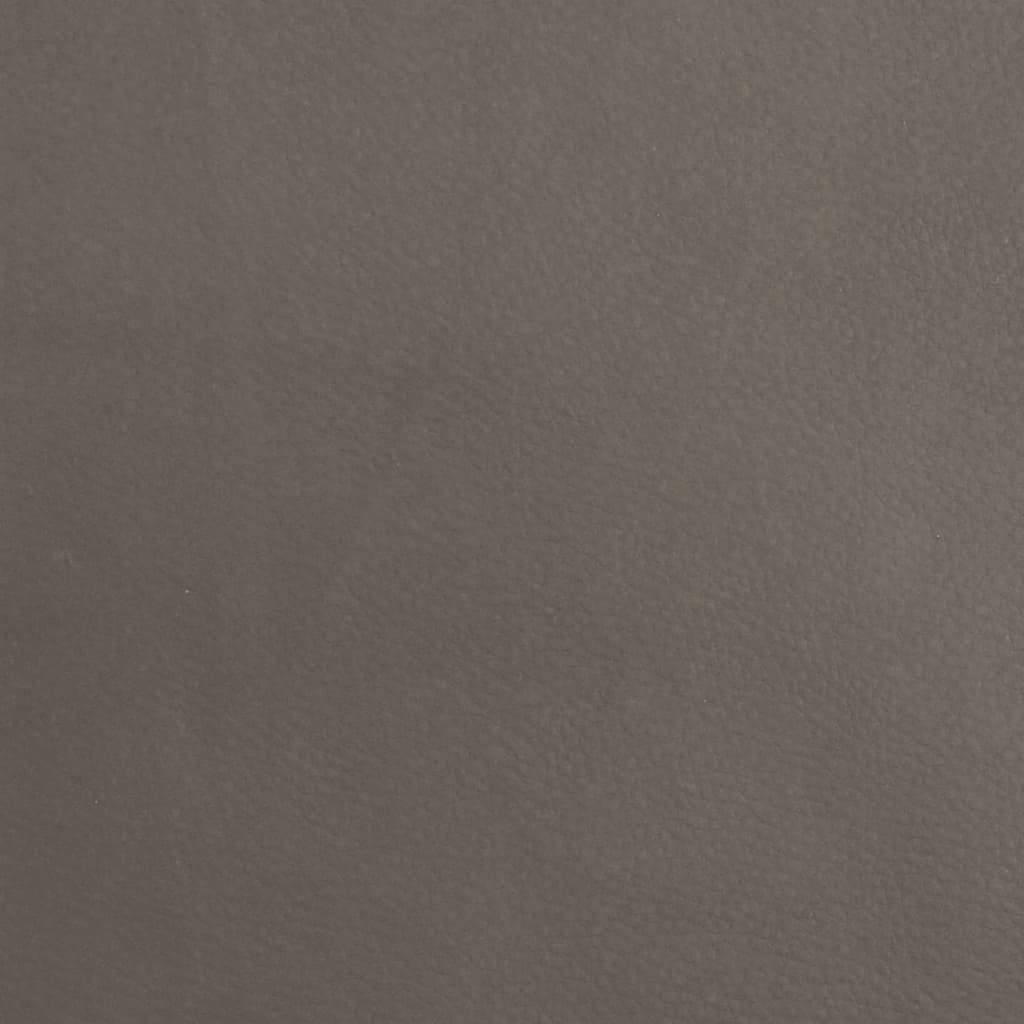 vidaXL Tabure sivi 45x29,5x35 cm od umjetne kože