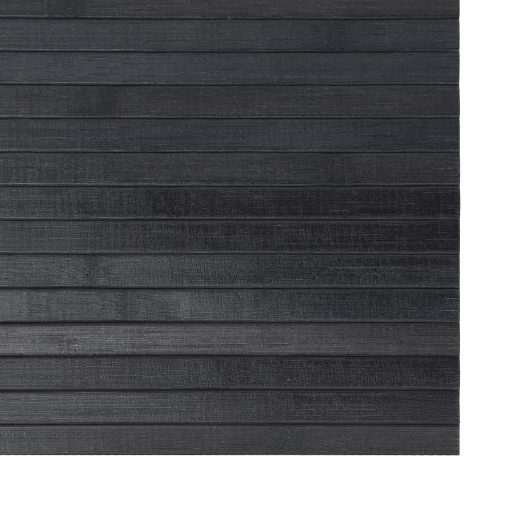 vidaXL Tepih pravokutni sivi 70 x400 cm od bambusa