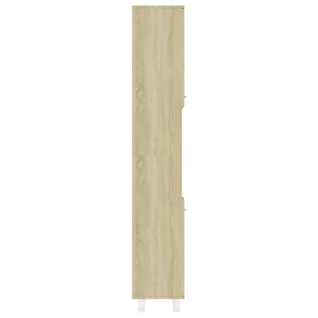 vidaXL Kupaonski ormarić boja hrasta 30x30x179 cm konstruirano drvo