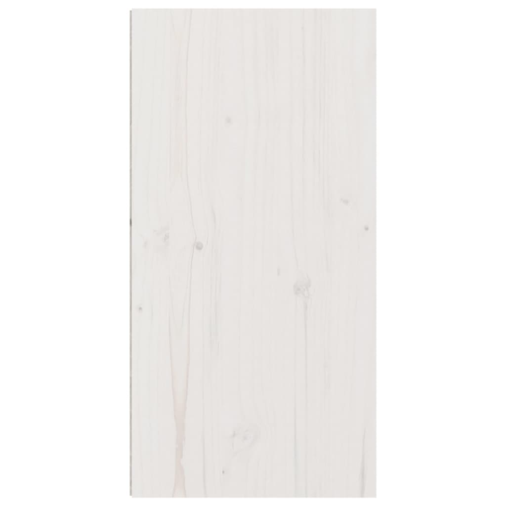 vidaXL Zidni ormarići 2 kom bijeli 30 x 30 x 60 cm od masivne borovine