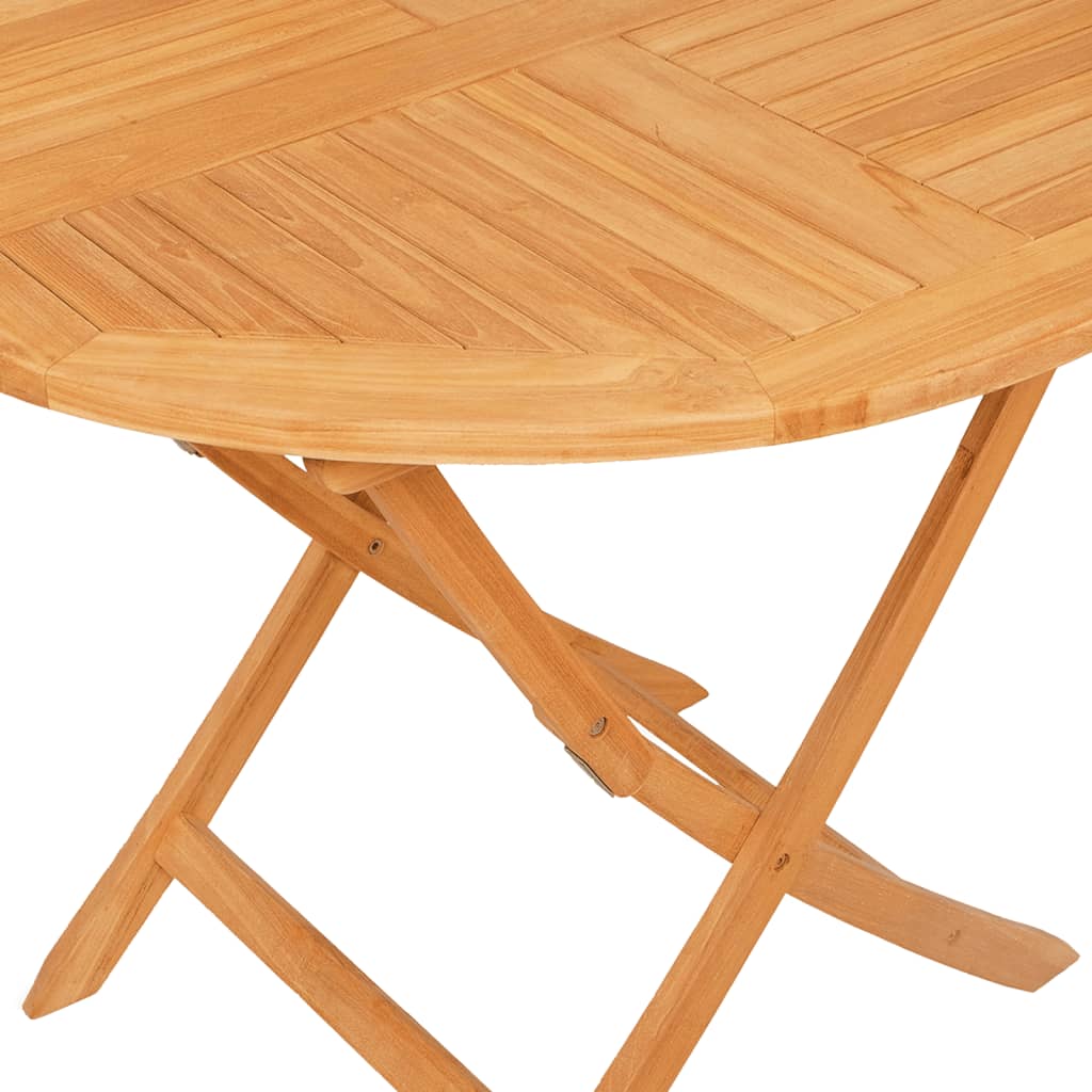 vidaXL Sklopivi vrtni stol od tikovine 85 x 76 cm