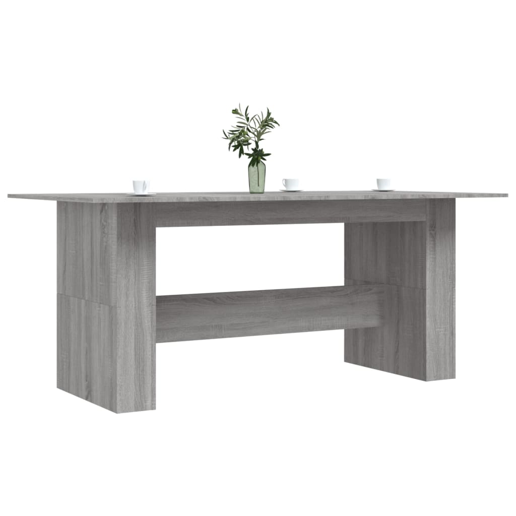 vidaXL Blagovaonski stol boja hrasta 180x90x76 cm konstruirano drvo