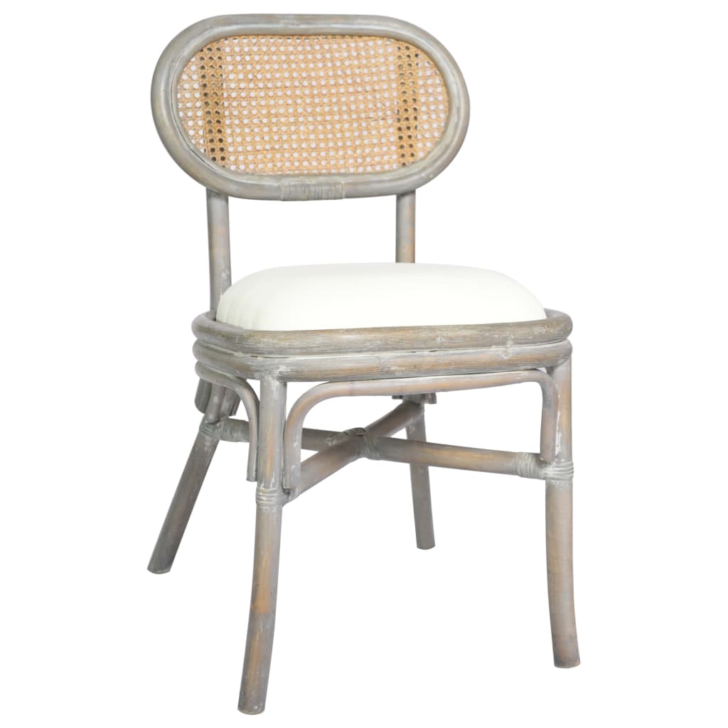 vidaXL Blagovaonske stolice 6 kom sive od platna