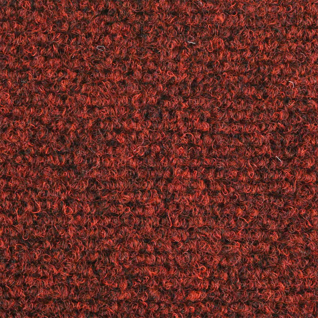 vidaXL Samoljepljivi otirači za stepenice 10 kom crveni 65 x 21 x 4 cm