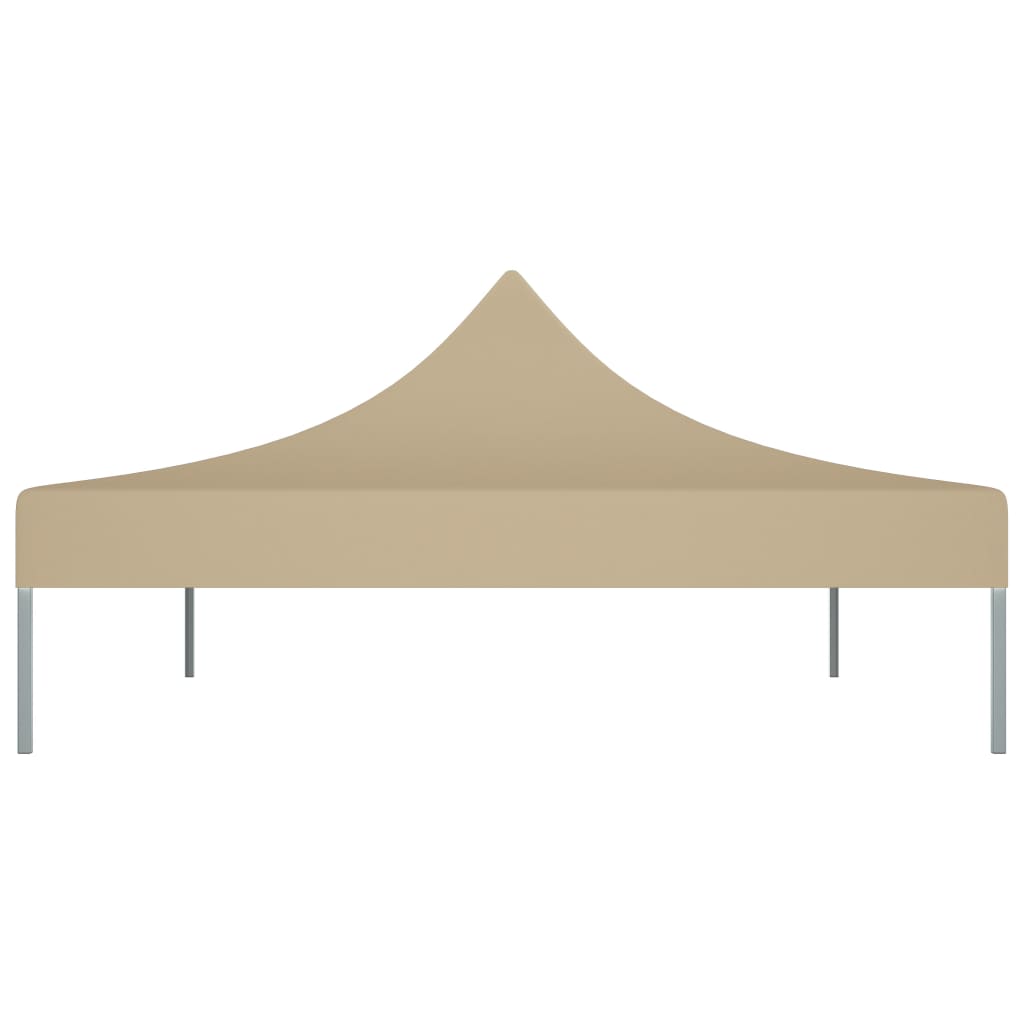vidaXL Krov za šator za zabave 4 x 3 m bež 270 g/m²