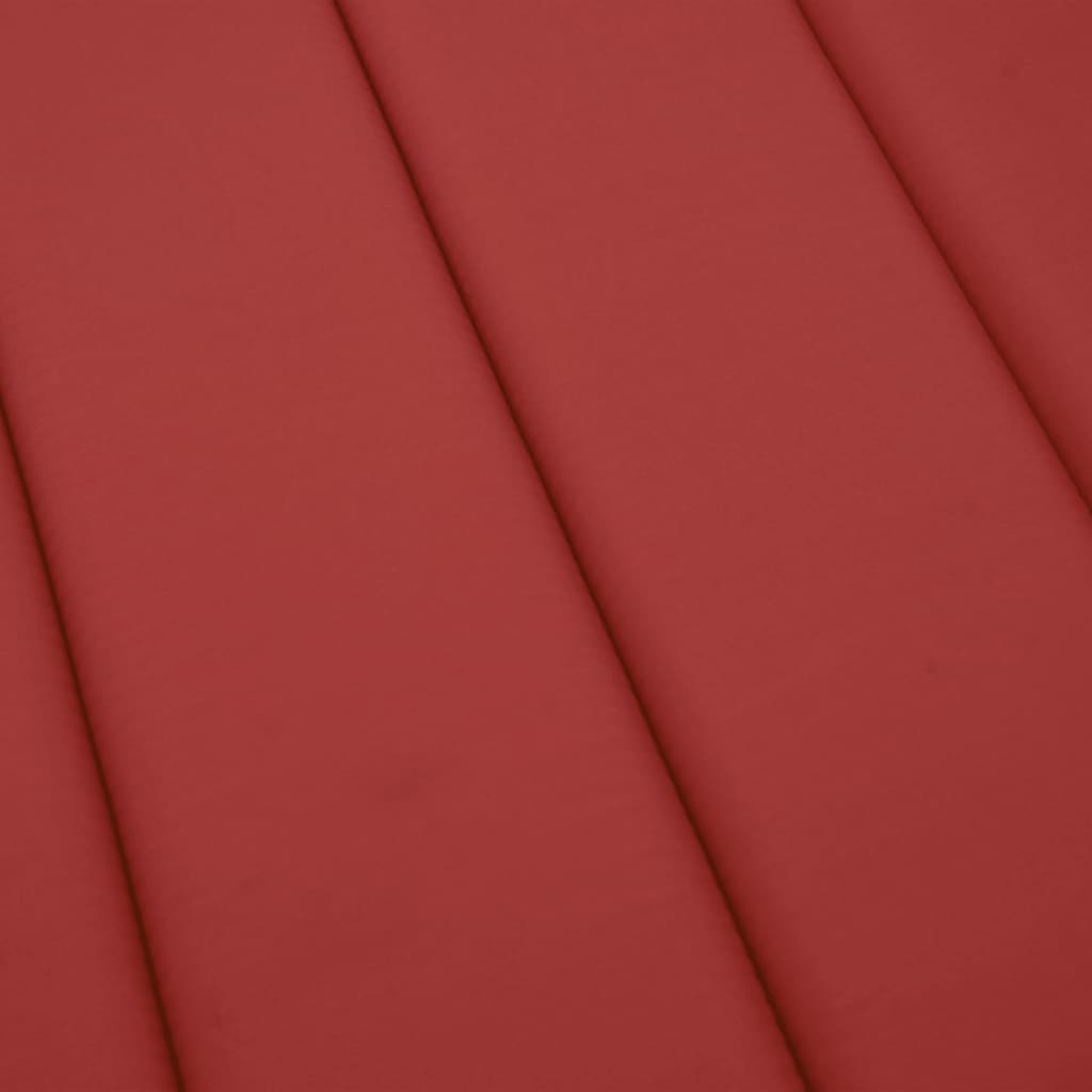 vidaXL Jastuk za ležaljku crveni 200 x 50 x 3 cm od tkanine Oxford