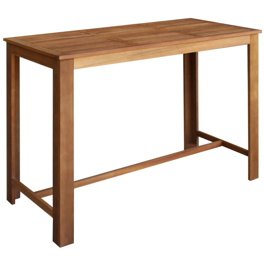 vidaXL Barski stol od masivnog drva akacije 150 x 70 x 105 cm