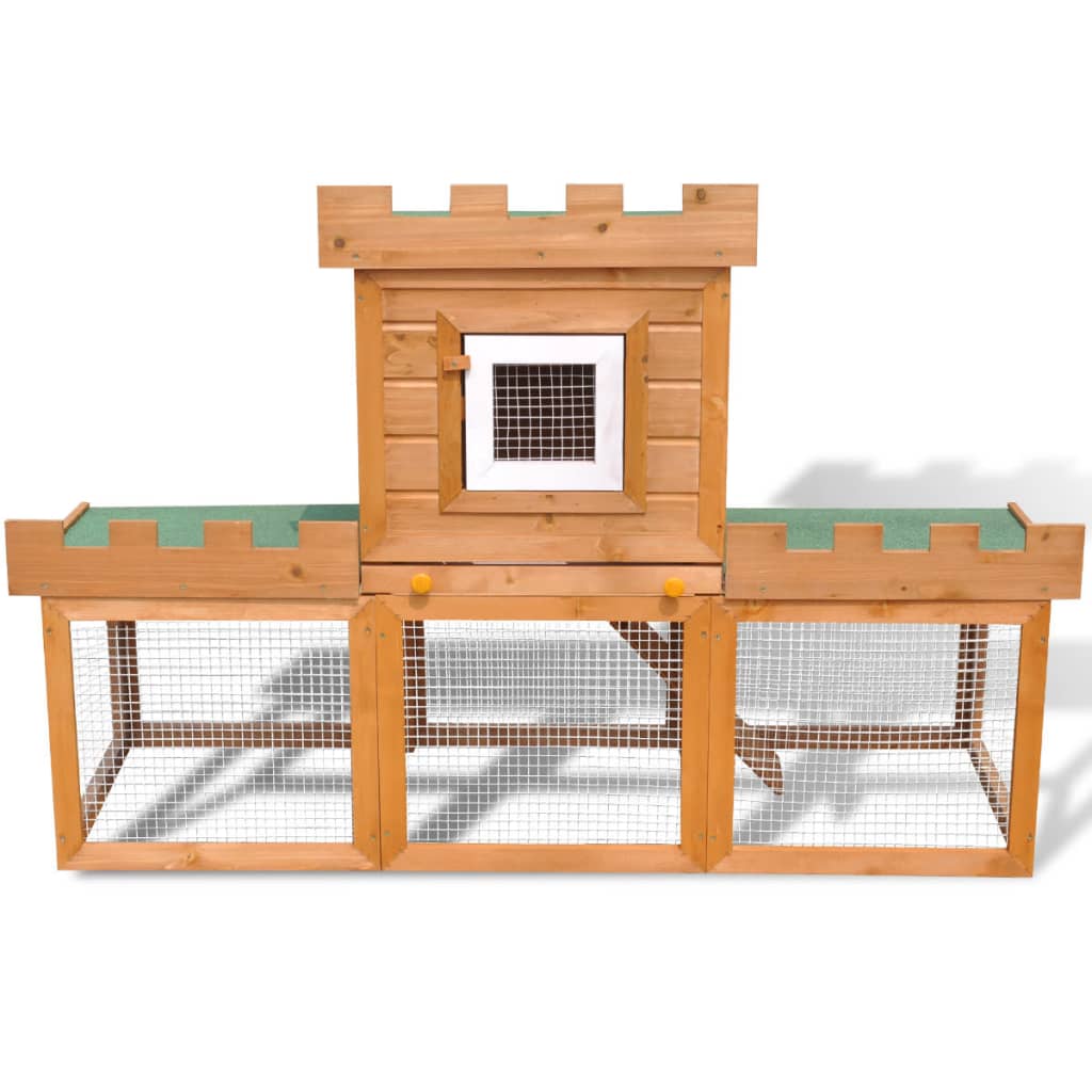 vidaXL Vanjski veliki kavez za zečeve i kućne ljubimce