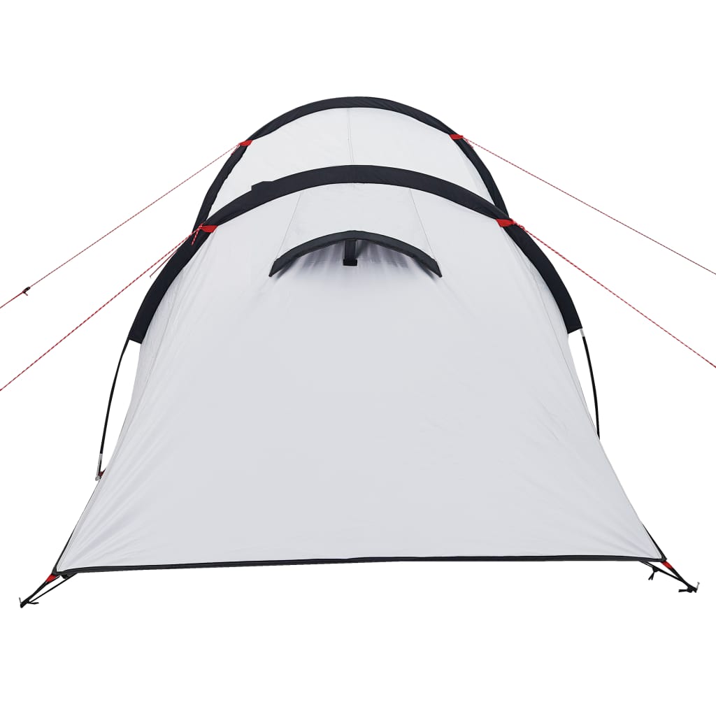 vidaXL Tunelski šator za kampiranje za 3 osobe bijeli od tkanine