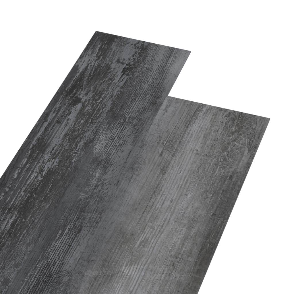 vidaXL Podne obloge od PVC-a 5,02 m² 2 mm samoljepljive sjajne sive