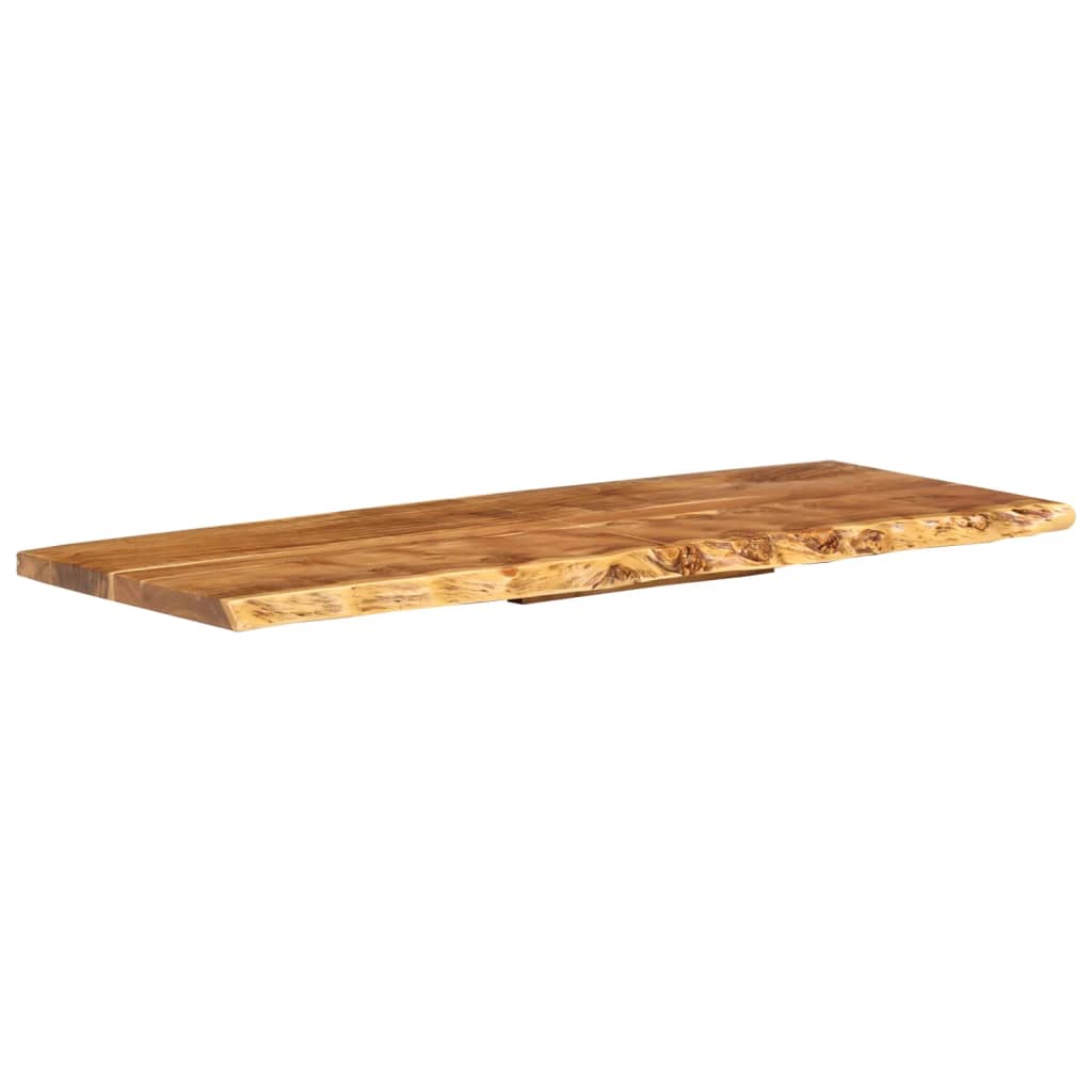vidaXL Vrh za kupaonski ormarić od bagremovog drva 140x52x3,8 cm