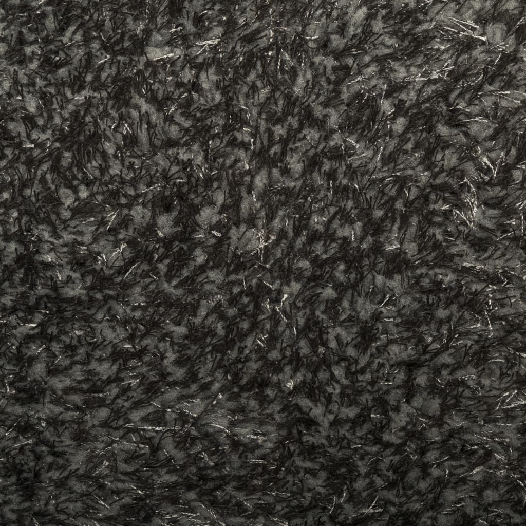 vidaXL Tepih ISTAN visokih vlakana sjajni izgled antracit 100 x 200 cm