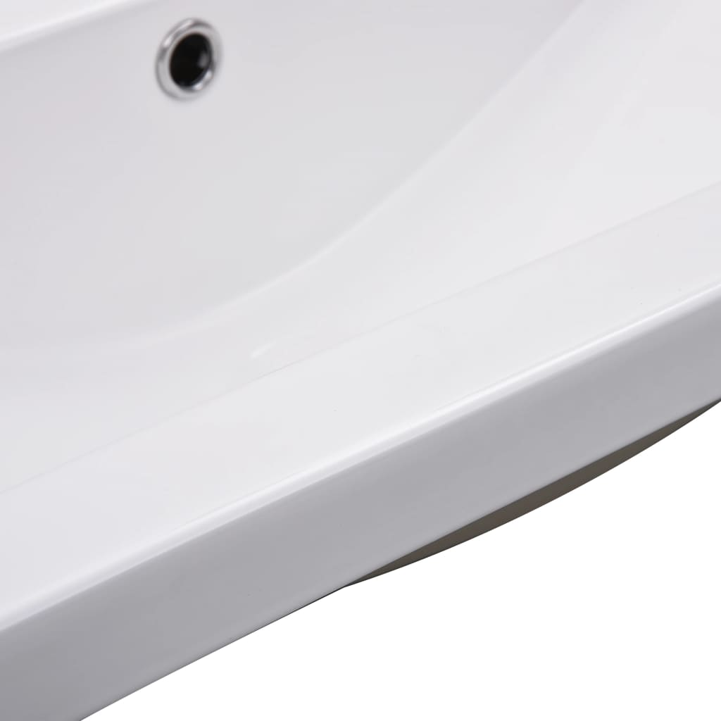 vidaXL Ugradbeni umivaonik 91 x 39,5 x 18,5 cm keramički bijeli