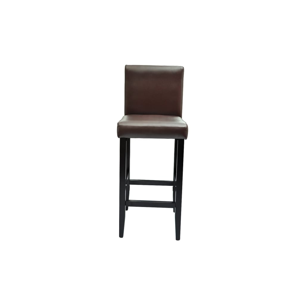 vidaXL Barski stolci od umjetne kože 6 kom tamnosmeđi