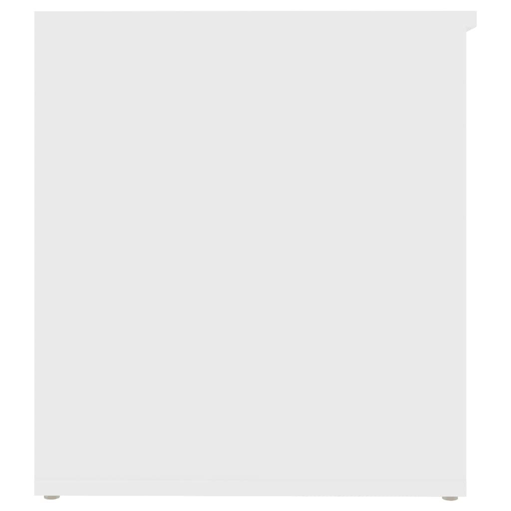 vidaXL Škrinja za pohranu bijela 84 x 42 x 46 cm od konstruiranog drva