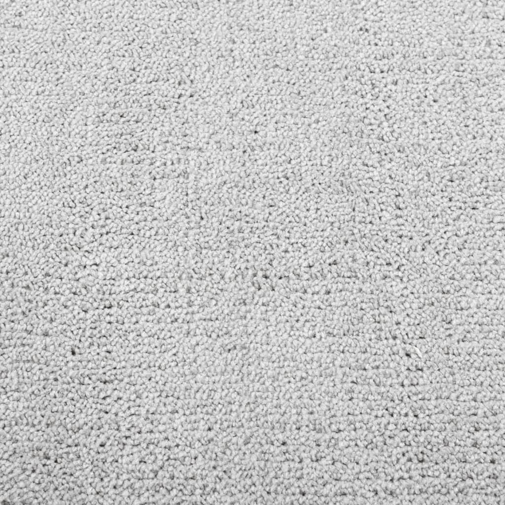 vidaXL Tepih OVIEDO kratkih vlakana sivi 80 x 200 cm