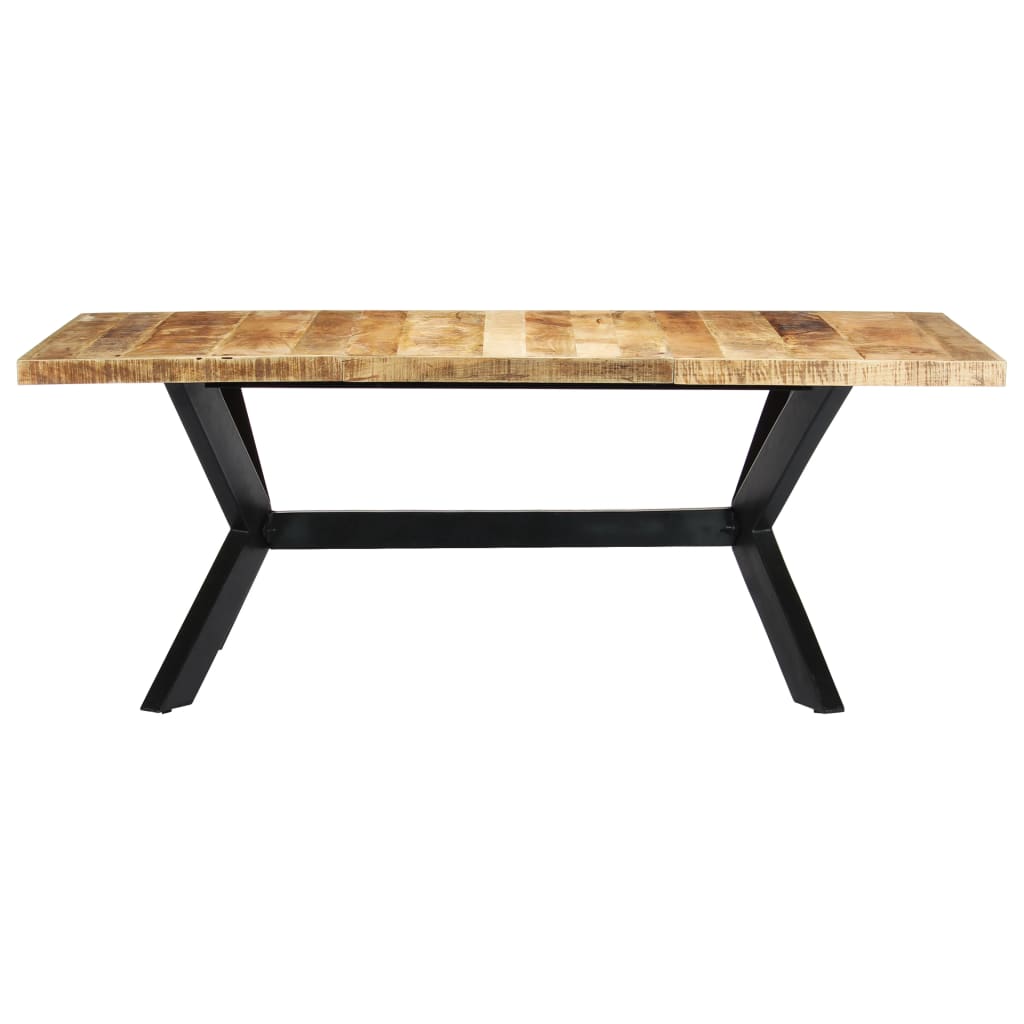 vidaXL Blagovaonski stol od masivnog drva manga 200 x 100 x 75 cm