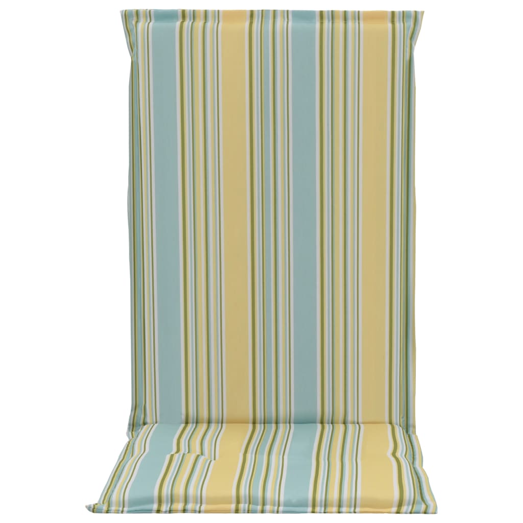 vidaXL Jastuci za vrtne stolice s uzorkom 4 kom raznobojni 120x50x3 cm