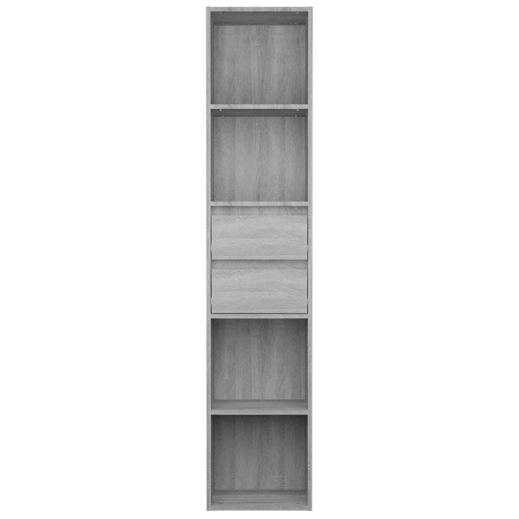 vidaXL Ormarić za knjige sivi hrast 36 x 30 x 171 cm konstruirano drvo