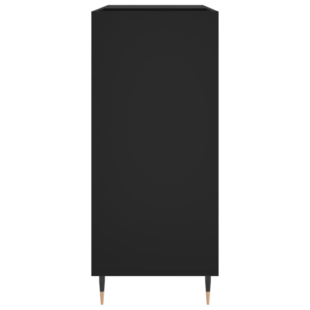 vidaXL Ormarić za ploče crni 84,5 x 38 x 89 cm od konstruiranog drva