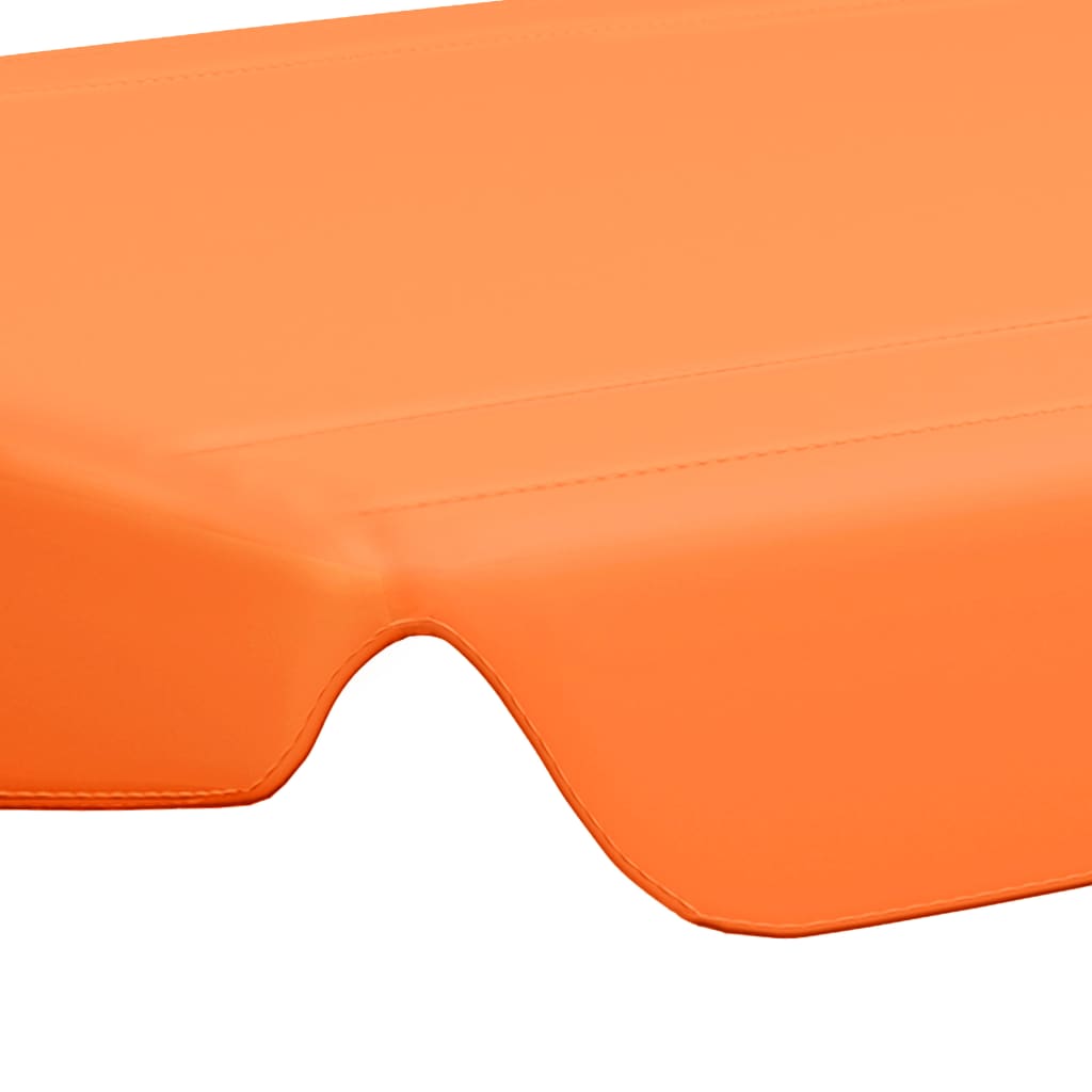 vidaXL Zamjenski krov za vrtnu ljuljačku narančasti 150/130x105/70 cm
