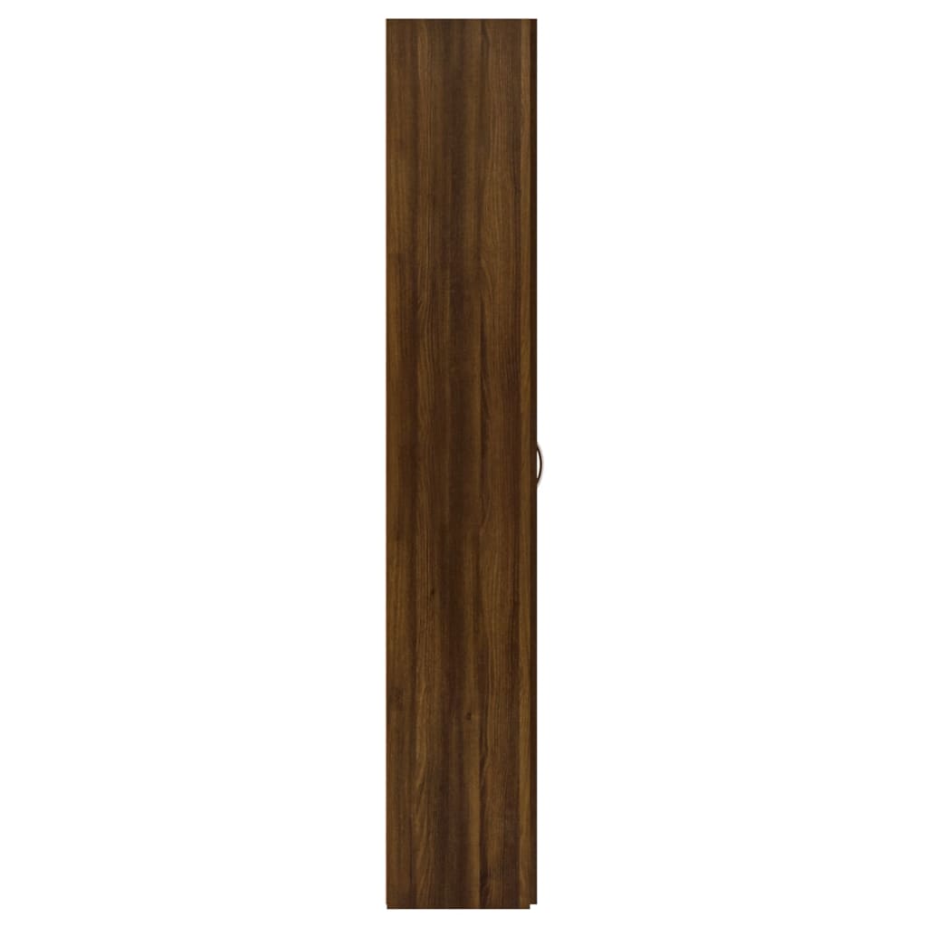 vidaXL Uredski ormarić smeđi hrast 60x32x190 cm od konstruiranog drva