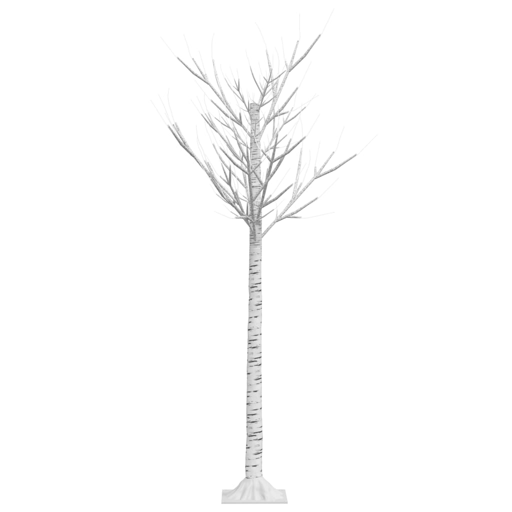 vidaXL Božićno drvce 140 LED žarulja 1,5 m tople bijele izgled vrbe