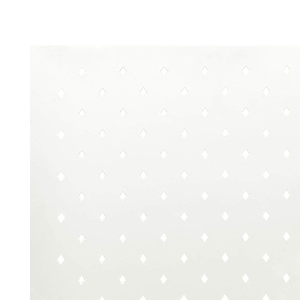 vidaXL Sobna pregrada s 4 panela bijela 160 x 180 cm čelična
