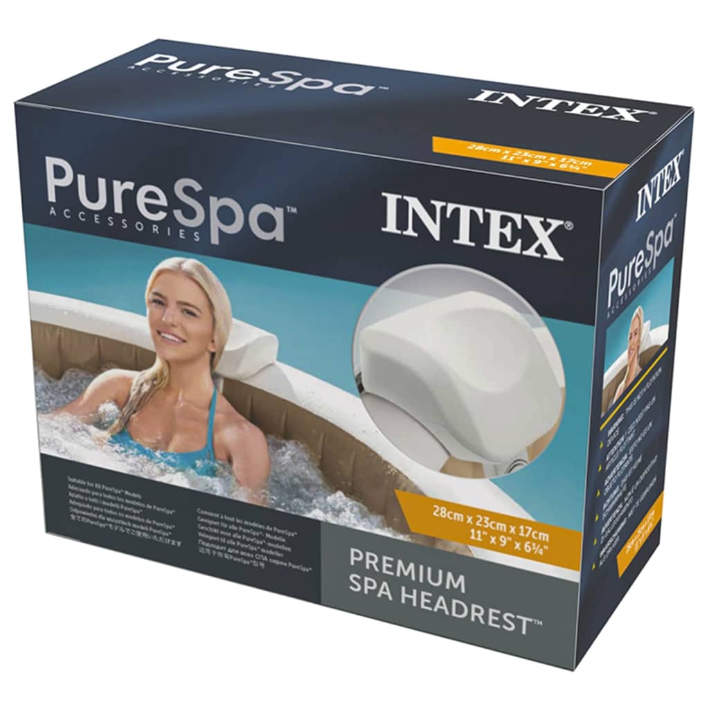 Intex Premium PureSpa naslon za glavu bijeli 28 x 23 x 17 cm od pjene