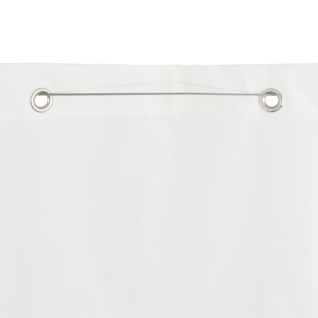 vidaXL Balkonski zastor bijeli 80 x 240 cm od tkanine Oxford