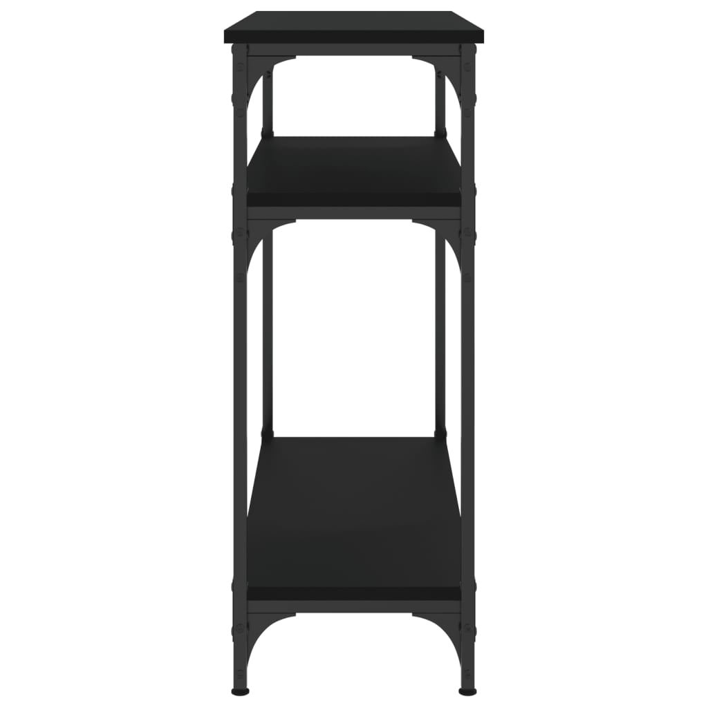 vidaXL Konzolni stol crni 75 x 29 x 75 cm od konstruiranog drva