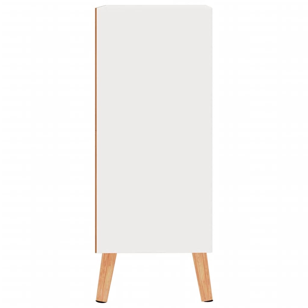 vidaXL Komoda visoki sjaj bijela 60 x 30 x 72 cm od konstruiranog drva