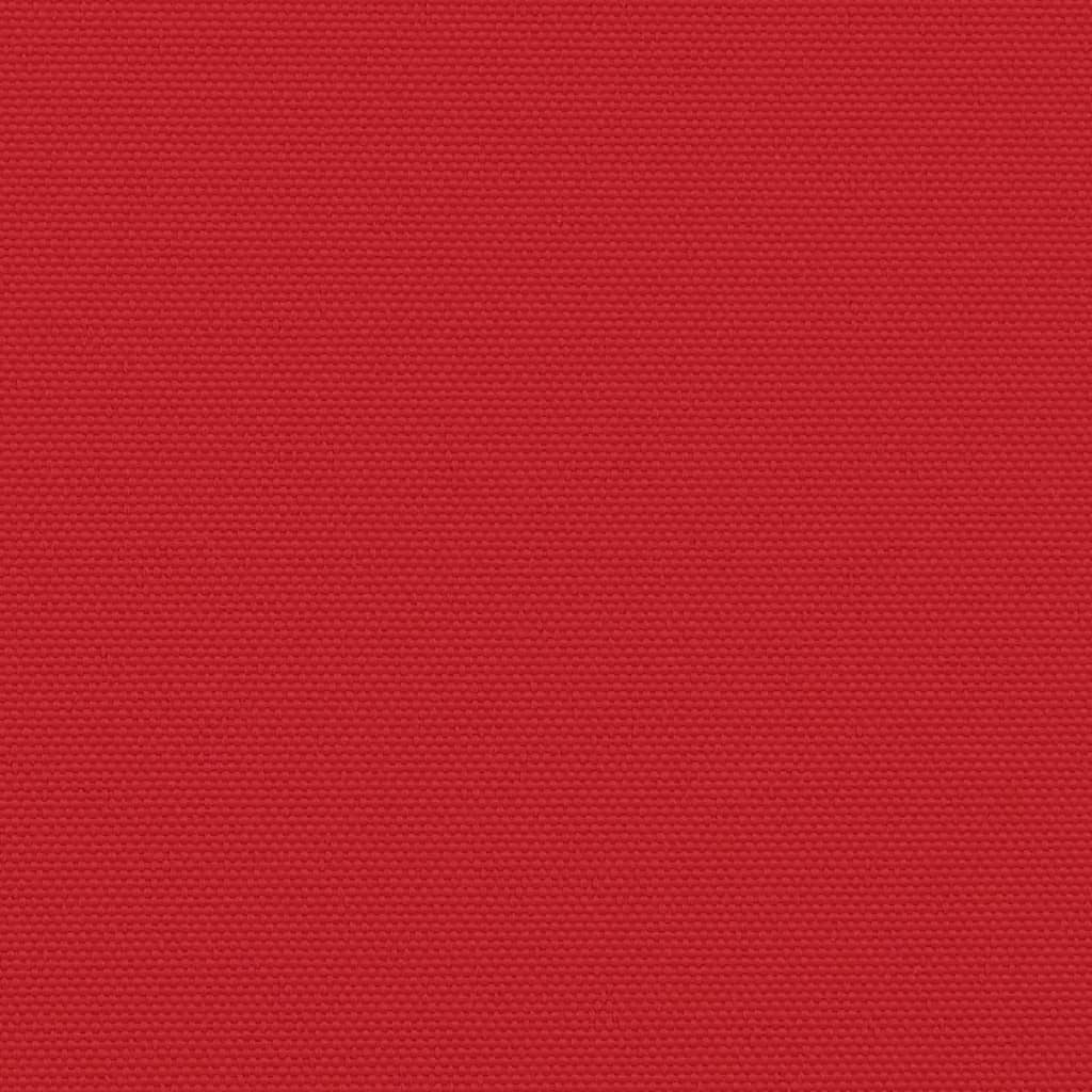 vidaXL Bočna tenda na uvlačenje crvena 220x1000 cm