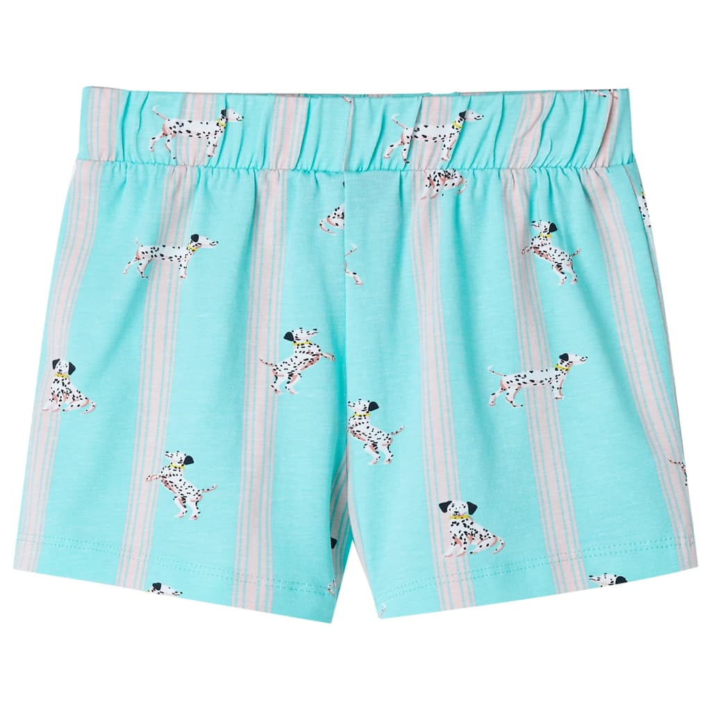 Dječja pidžama s kratkim rukavima svjetlobež 140