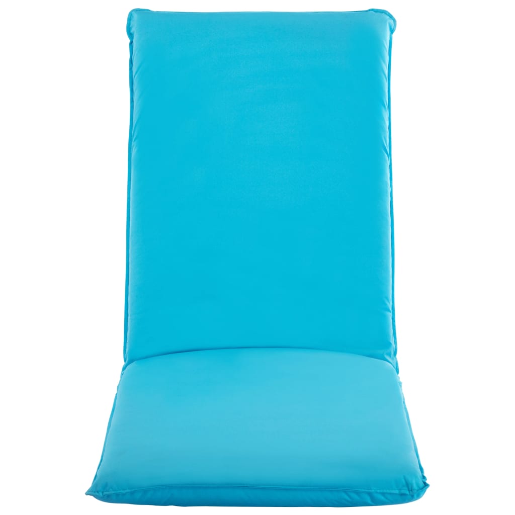 vidaXL Sklopiva ležaljka za sunčanje od tkanine Oxford plava