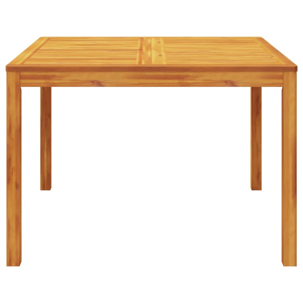 vidaXL Vrtni blagovaonski stol 110x110x75 cm masivno bagremovo drvo
