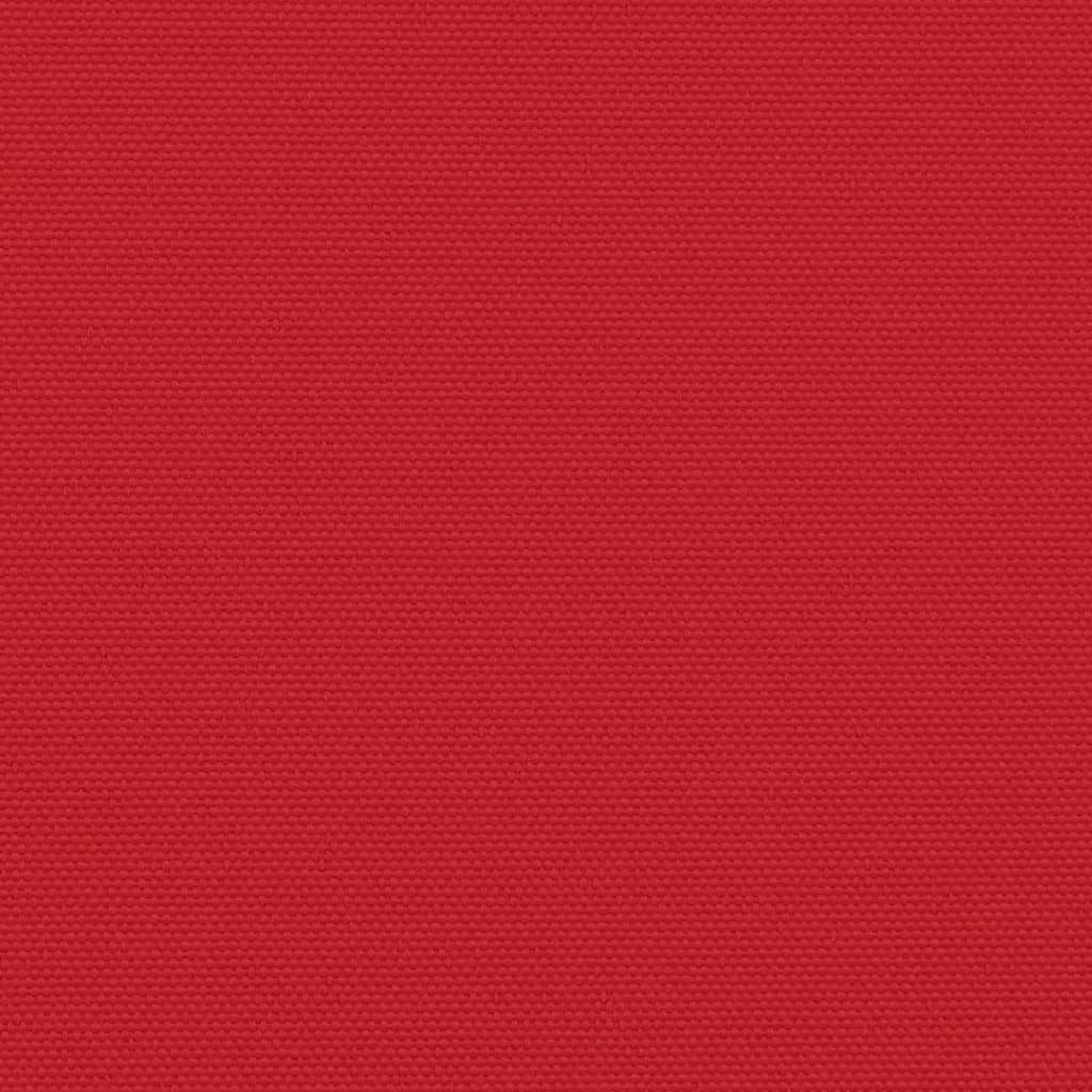 vidaXL Bočna tenda na uvlačenje crvena 200x1000 cm